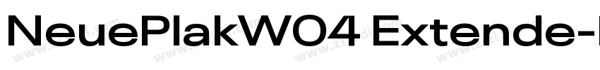 NeuePlakW04 Extende字体转换